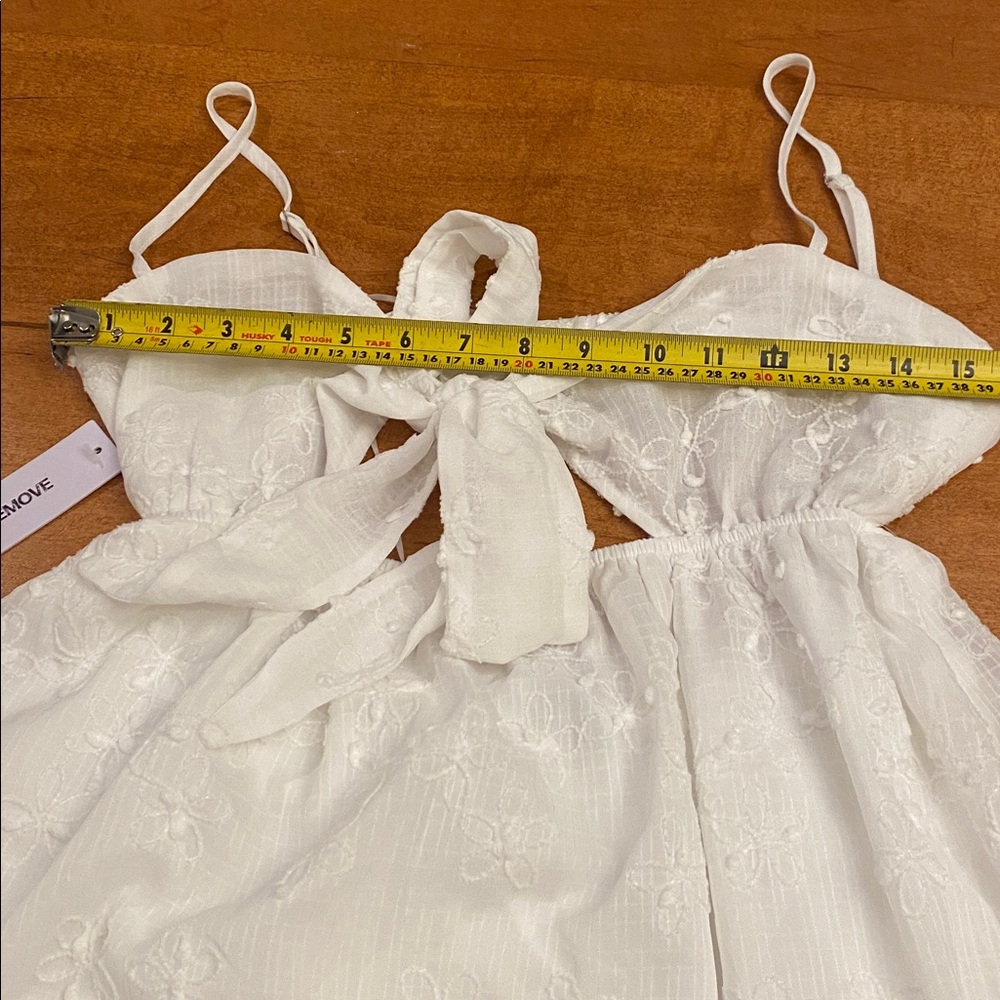 Princess Polly White Granno Sleeveless Babydoll Dress - Picture 10 of 12